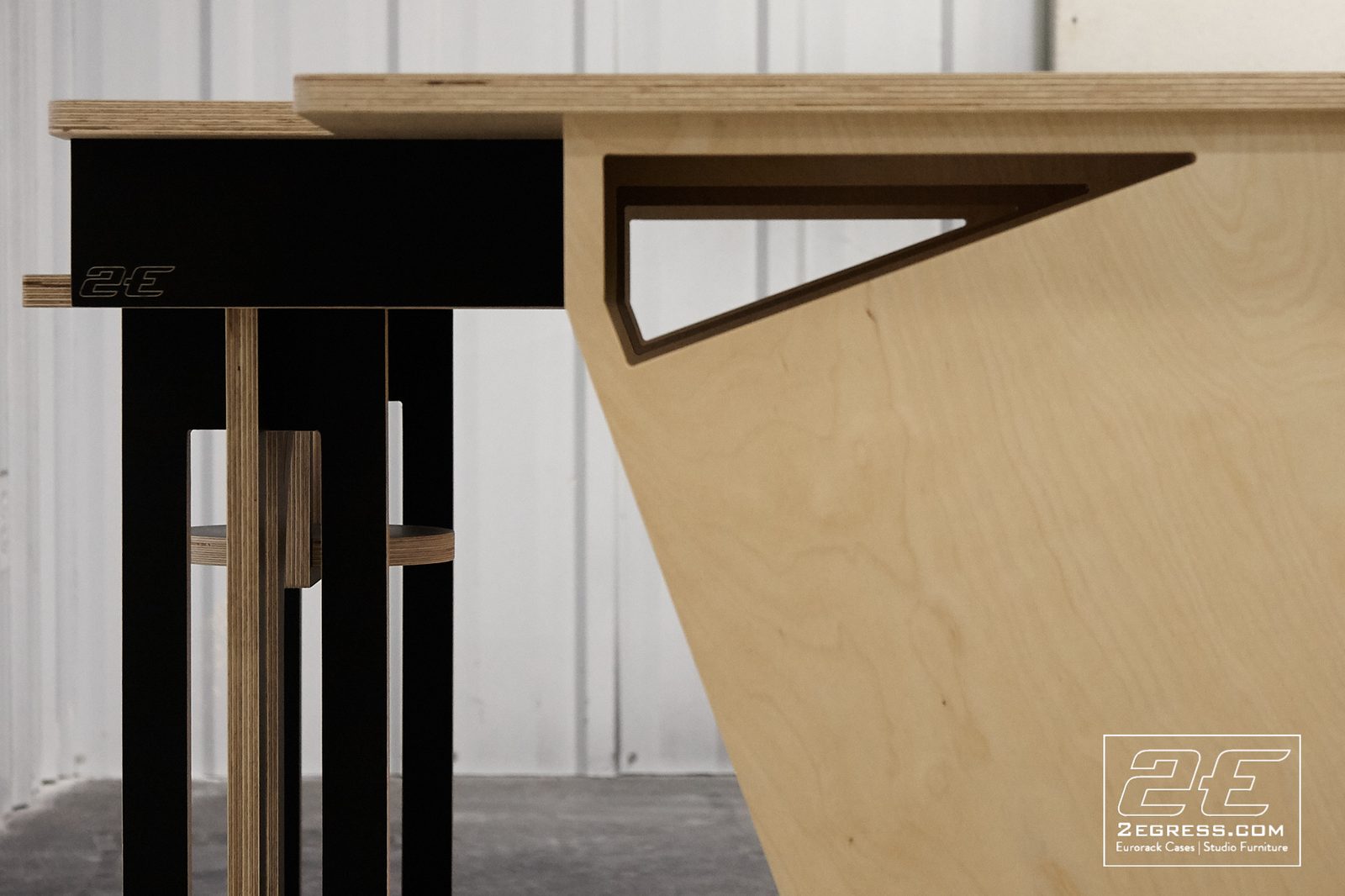 SPUTNIK rack | three-quarter overhead view with ventilated side panels | 2Egress
