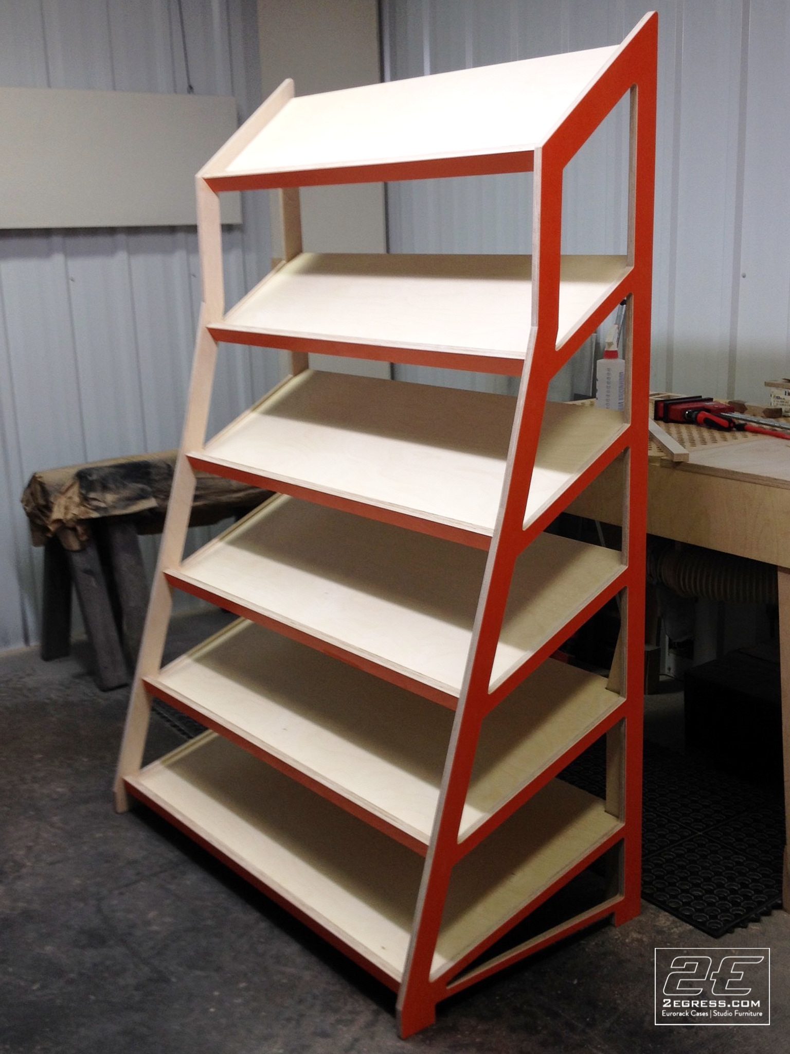 Synth Rack Stand | installed with full modular synth studio | 2Egress