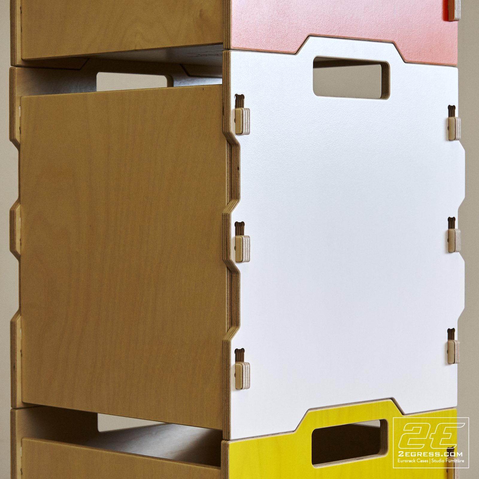 Multi Function Interlocking Stackable Crates | photo 1 | Studio Egregia