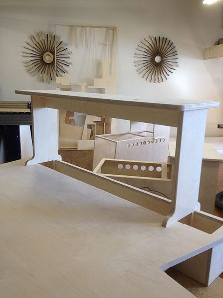 Music Studio Desk | Solitaire 45 | photo 4 | Studio Egregia