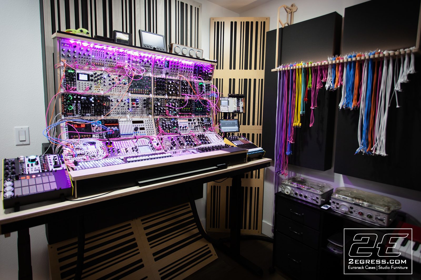 Eurorack Cable Hanger by 2Egress | Lev Perrey | Studio Egregia
