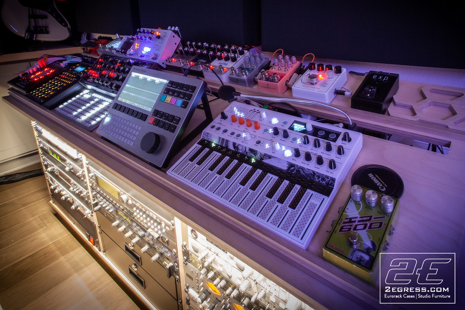 Shelf for Studio Equipment Rack by 2Egress | Lev Perrey | Studio Egregia