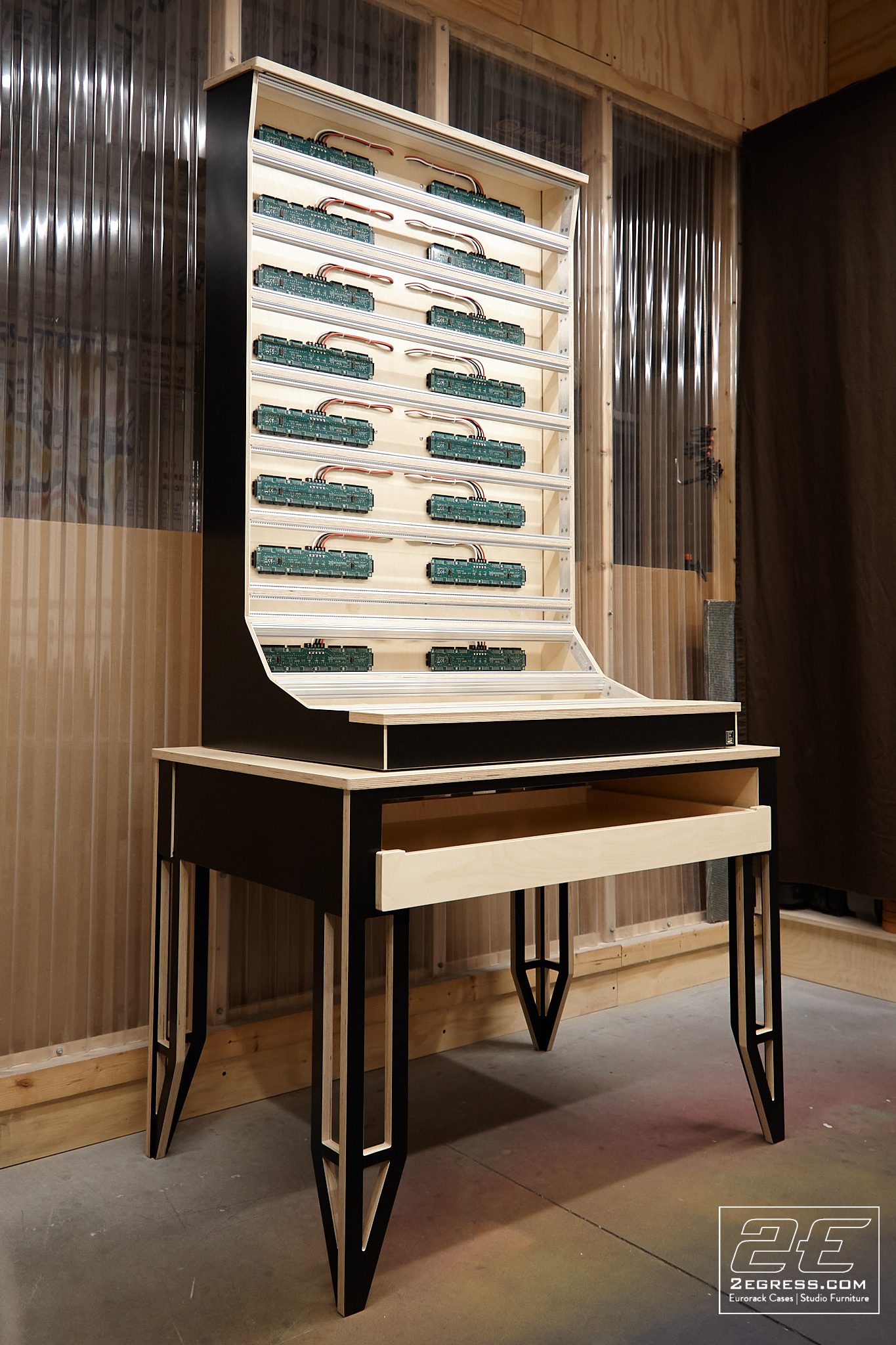 nate lueck eurorack case by 2Egress | Studio Egregia