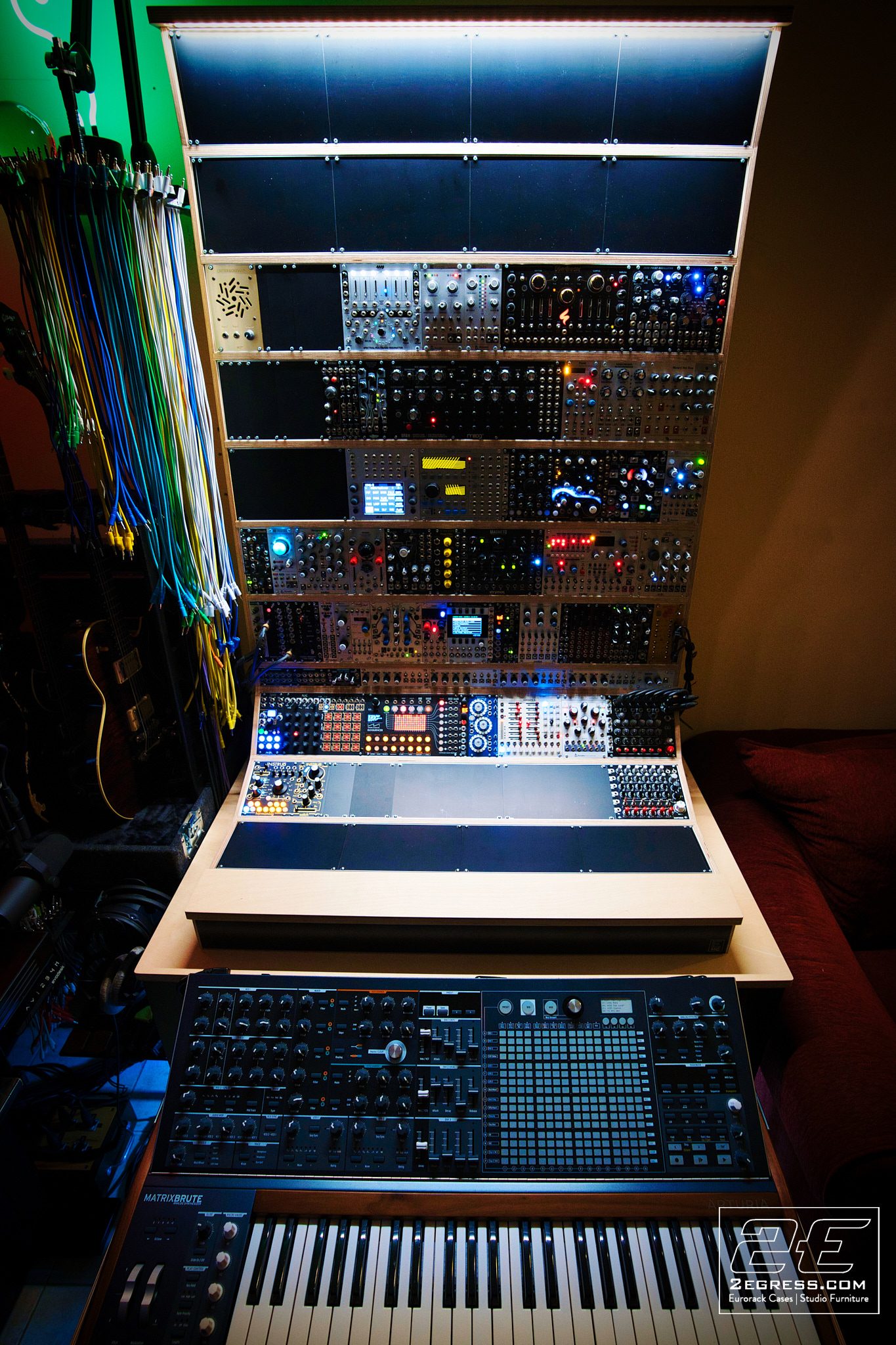 nate lueck eurorack station | Studio Egregia